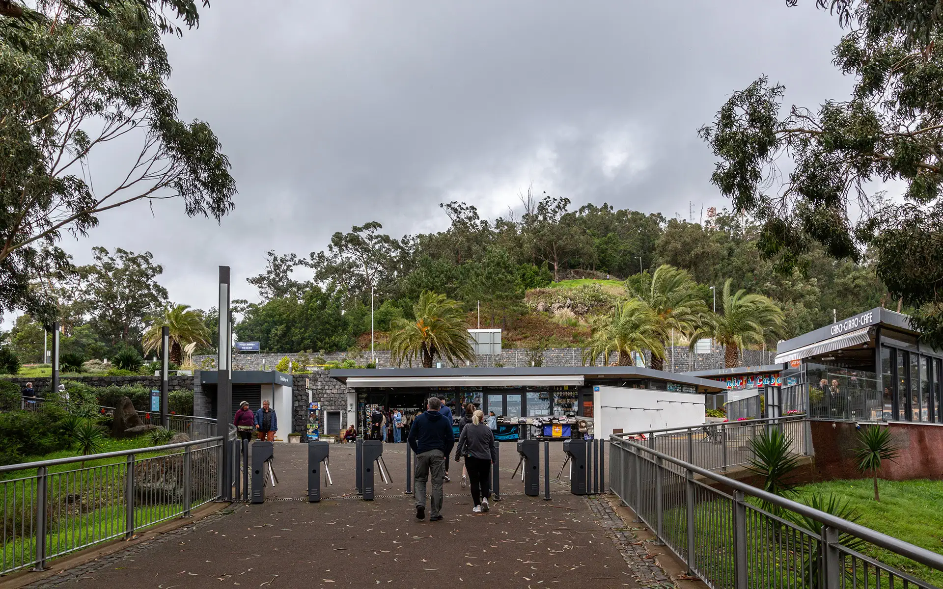 Gabo Giráon näköalapaikan sisäänkäynti vuonna 2022.