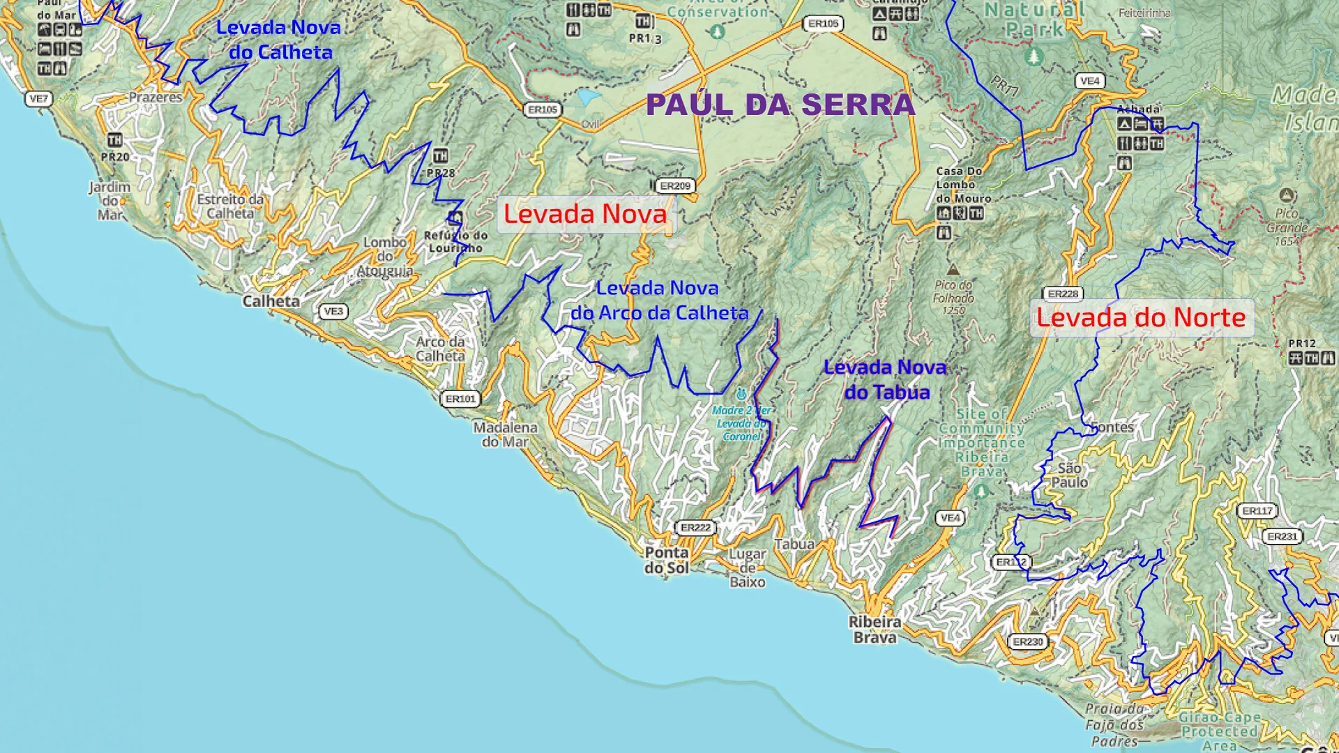 Levada Nova do Tabua.