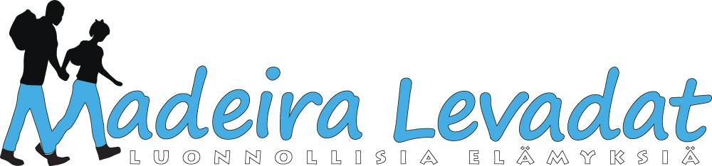 Madeira Levadat -logo valkoisella tekstillä.